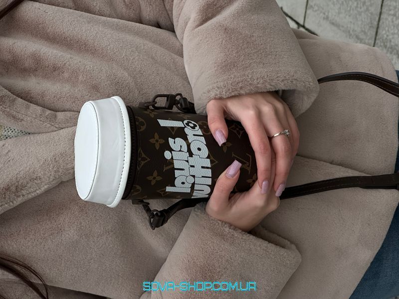 Жіноча сумка Louis Vuitton by Virgil Abloh Coffee Cup Pouch Premium фото