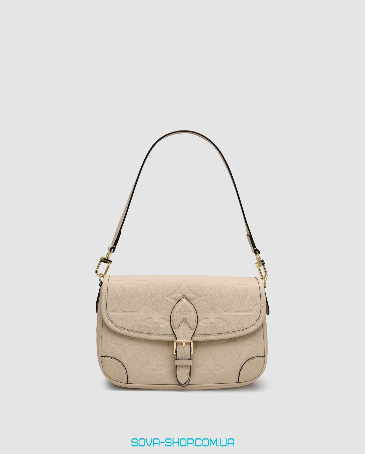 一二三 Женская сумка Louis Vuitton Diane Monogram Empreinte Leather Sand