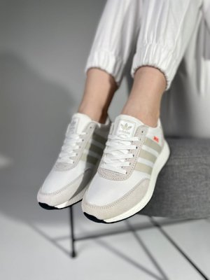 Женские кроссовки Adidas Iniki Runner Grey White фото