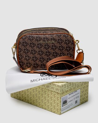 Жіноча сумка Michael Kors Camera Bag Brown Premium фото