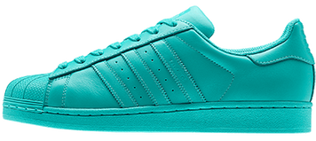 Женские кроссовки Superstar Supercolor Mint Adidas фото