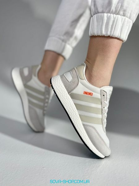 Жіночі кросівки Adidas Iniki Runner Grey White фото