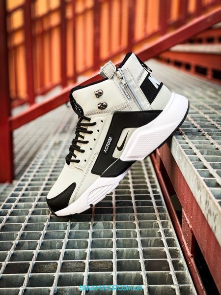 Зимние мужские кроссовки Nike Huarache Winter Acronym "Grey"! Термоподкладка! фото