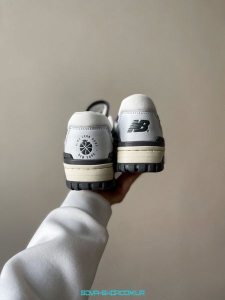 Жіночі та чоловічі кросівки New Balance 550 White\Black Beige фото
