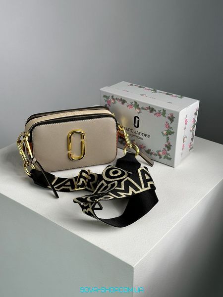 Жіноча сумка Marc Jacobs The Snapshot Cement/Multi Premium фото