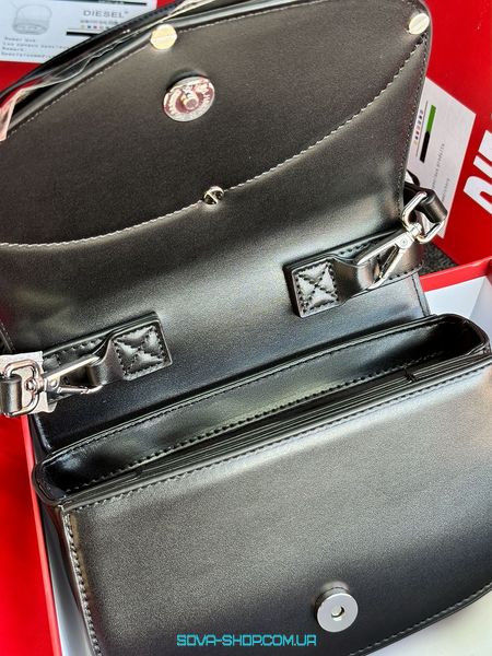 Женская сумка DIESEL 1DR Iconic Shoulder Bag Black Premium фото
