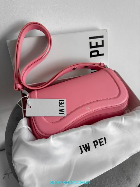 Женская сумка JW PEI Joy Shoulder Bag Pink - оригинал фото