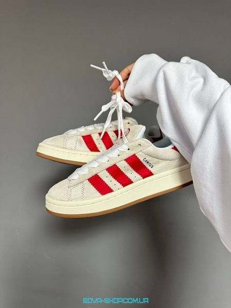 Жіночі кросівки Adidas Campus 00s Crystal / Scarlet фото