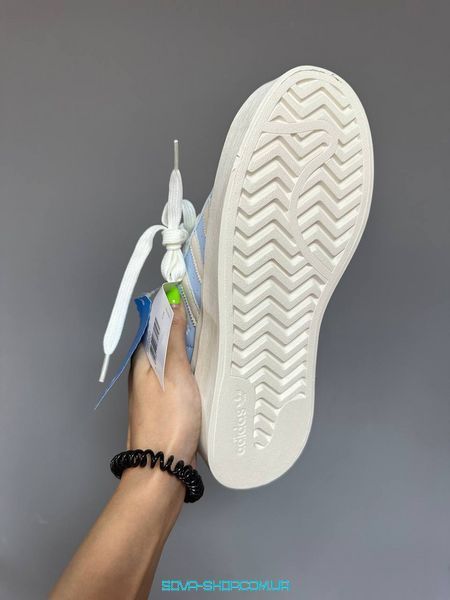 Жіночі кросівки Adidas Superstar Bonega &laquo;BLUE/CREAM&raquo; фото