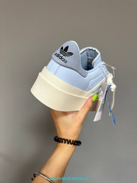 Жіночі кросівки Adidas Superstar Bonega &laquo;BLUE/CREAM&raquo; фото