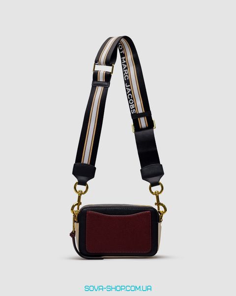 Жіноча сумка Marc Jacobs The Snapshot Black/Gold Premium фото