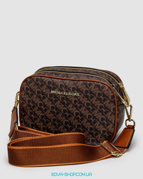 Жіноча сумка Michael Kors Camera Bag Brown Premium фото