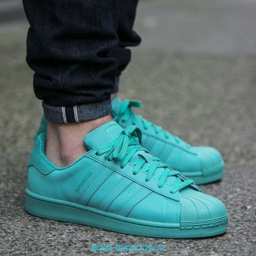 Жіночі кросівки Superstar Supercolor Mint Adidas фото