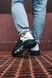 Чоловічі кросівки Adidas Niteball Black White Green re-5646 фото 4