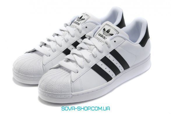 Женские кроссовки Superstar White-Black Women Adidas фото