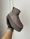 Жіночі зимові ботинки UGG Classic Mini Dipper Grey PREMIUM re-12164 фото 3