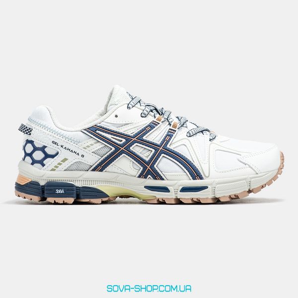 Мужские кроссовки Asics Gel-Kahana 8 Gore-Tex White Beige Blue фото