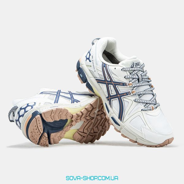 Чоловічі кросівки Asics Gel-Kahana 8 Gore-Tex White Beige Blue фото