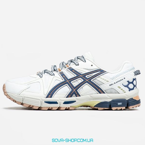 Мужские кроссовки Asics Gel-Kahana 8 Gore-Tex White Beige Blue фото