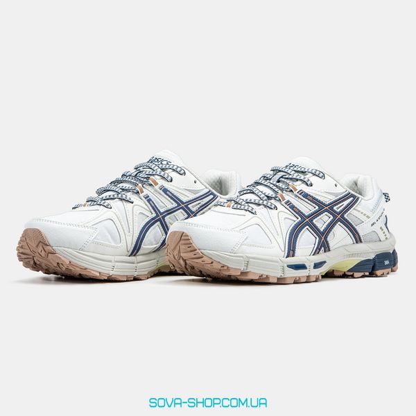 Чоловічі кросівки Asics Gel-Kahana 8 Gore-Tex White Beige Blue фото