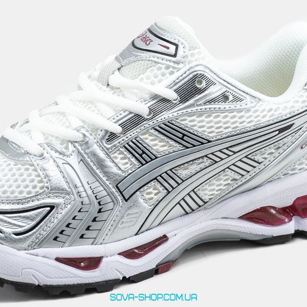 Чоловічі кросівки Asics Gel-Kayano 14 Silver White Wine фото