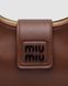 Жіноча сумка Miu Miu Leather Hobo Bag Brown Premium re-11777 фото 5