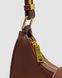 Женская сумка Miu Miu Leather Hobo Bag Brown Premium re-11777 фото 4