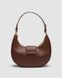 Женская сумка Miu Miu Leather Hobo Bag Brown Premium re-11777 фото 3