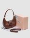 Жіноча сумка Miu Miu Leather Hobo Bag Brown Premium re-11777 фото 1