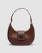 Жіноча сумка Miu Miu Leather Hobo Bag Brown Premium re-11777 фото 2