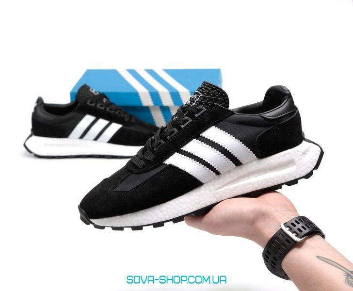 Мужские кроссовки Adidas Retropy E5 Black White фото