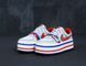 Жіночі кросівки Vandal 2K Metallic Silver/University Red-Obsidian Nike 2140m00 фото 1