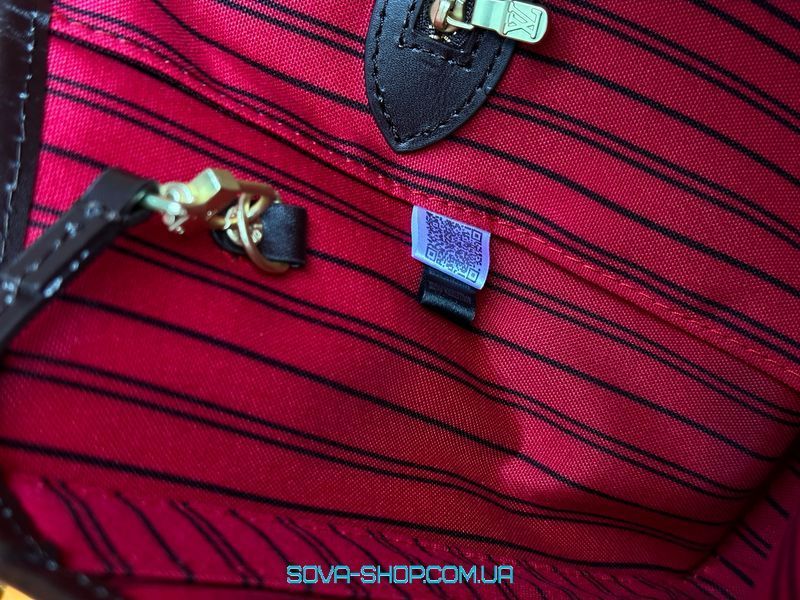 Жіноча сумка Louis Vuitton Neverfull MM Damier Ebene Premium фото