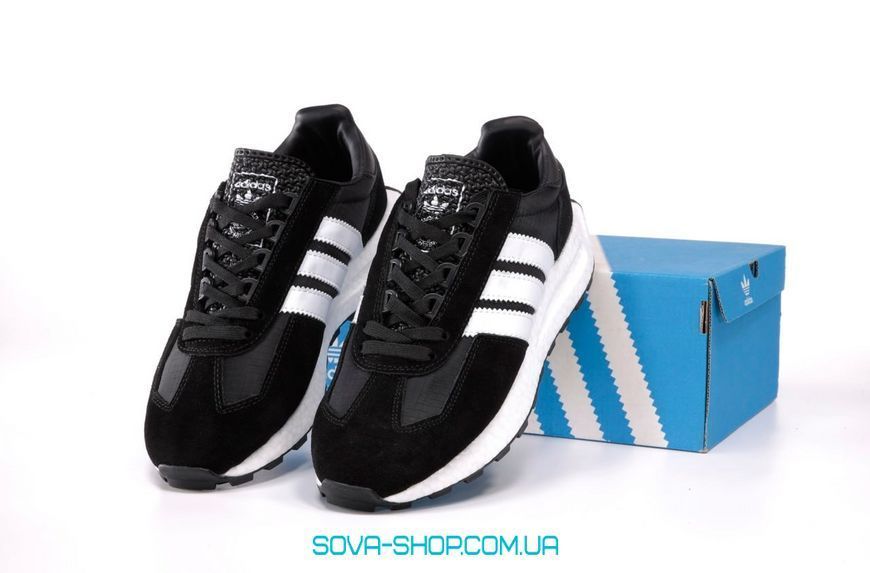 Мужские кроссовки Adidas Retropy E5 Black White фото