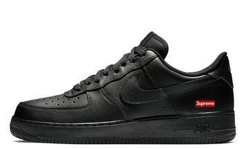 Мужские и женские кроссовки Air Force 1 Low '07 Supreme "Black" фото