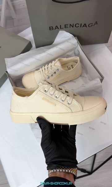 Жіночі кеди Balenciaga Paris Low Top "Beige" DIRTY Premium фото