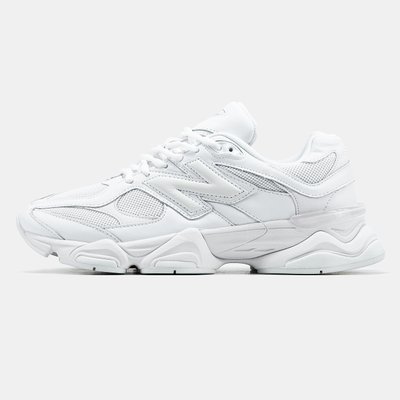 Мужские и женские кроссовки New Balance 9060 Full White фото