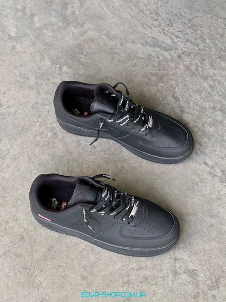 Мужские и женские кроссовки Air Force 1 Low '07 Supreme "Black" фото