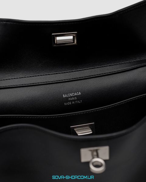 Жіноча сумка Balenciaga Rodeo Black/Silver Premium фото