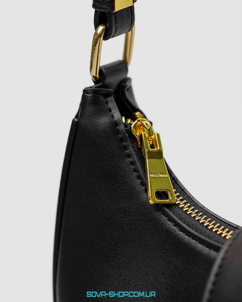 Жіноча сумка Miu Miu Leather Hobo Bag Black/Black Premium фото