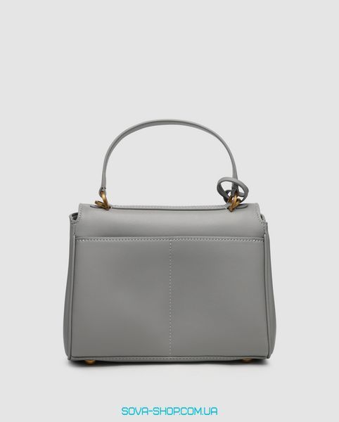 Жіноча сумка Balenciaga Rodeo Mini Grey/Gold Premium фото