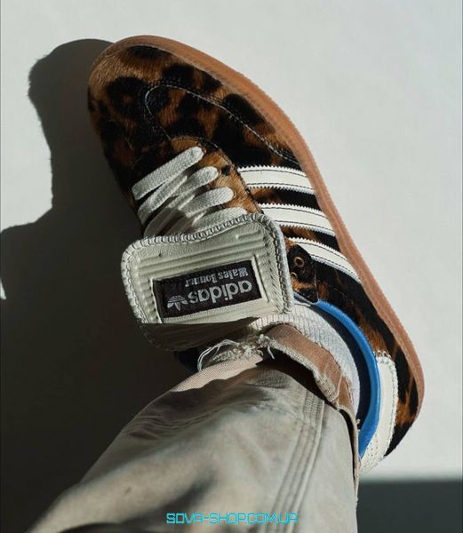 Женские кроссовки Adidas Samba x Wales Bonner "Pony Leopard" фото