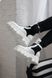 Зимові жіночі ботинки (Натуральна шкіра) PRADA Milano Monolith White Black Premium re-3989 фото 9