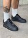 Мужские и женские кроссовки Air Force 1 Low '07 Supreme "Black" re-3942 фото 22