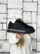 Кросівки жіночі PRADA Macro Re-Nylon Brushed Leather Sneakers Black re-5418 фото 2