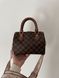 Жіноча сумка Louis Vuitton Speedy Nano Brown/Chess Premium re-10777 фото 9