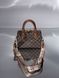 Жіноча сумка Louis Vuitton Speedy Nano Brown/Chess Premium re-10777 фото 6