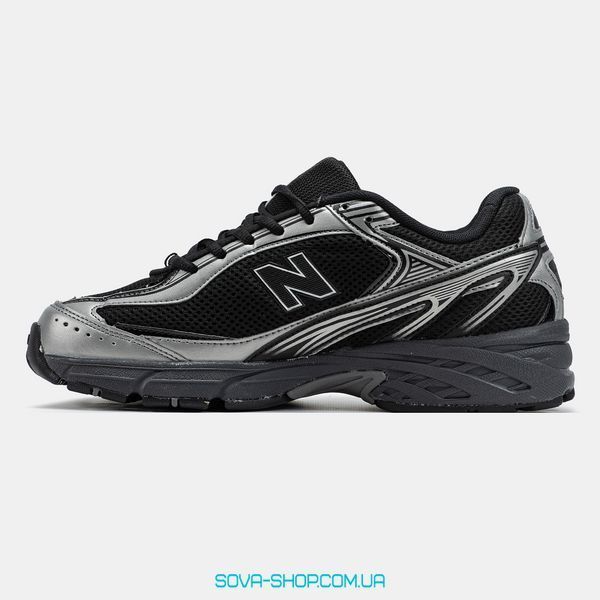 Мужские и женские кроссовки New Balance 509 Black Silver фото