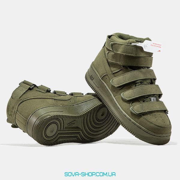 Чоловічі кросівки Nike Air Force 1 High '07 SP x Billie Eilish Army Green фото