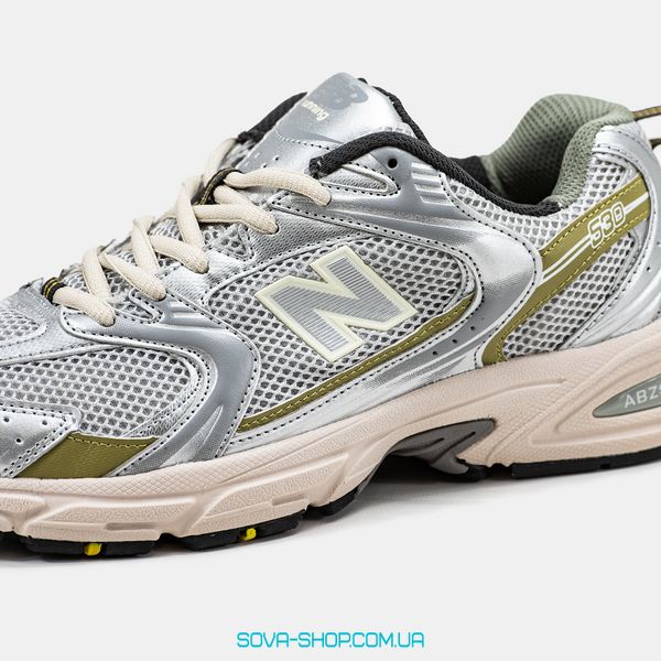 Чоловічі та жіночі кросівки New Balance 530 Silver Gold фото